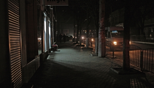 Odesa und das Rayon ohne Strom