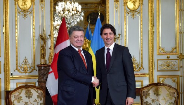Poroshenko, Trudeau coordinate positions on the eve of NATO, G7 meetings