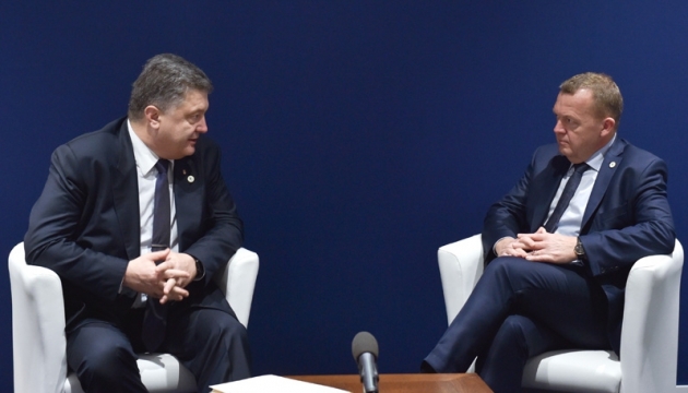Poroshenko tells PM of Denmark about ATO, reforms