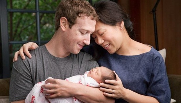 Цукерберг став батьком та пообіцяв віддати акції Facebook на благодійність