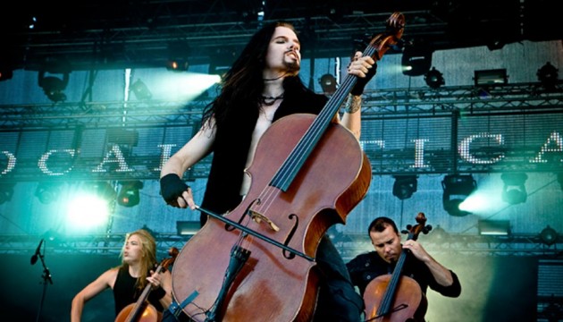 Apocalyptica performs Ukraine’s national anthem at Kyiv concert