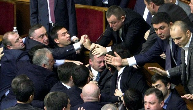 На міжнародному сайті парламентських бійок Україна посідає перше місце - Парубій