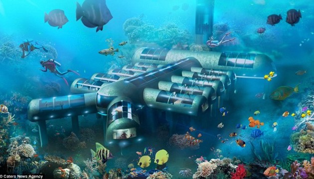 США збудує перший у свті готель-субмарин