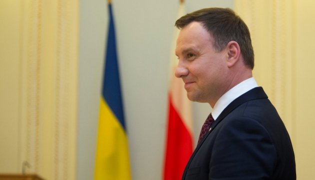Дуда: Польща і надалі підтримуватиме євроінтеграцію України