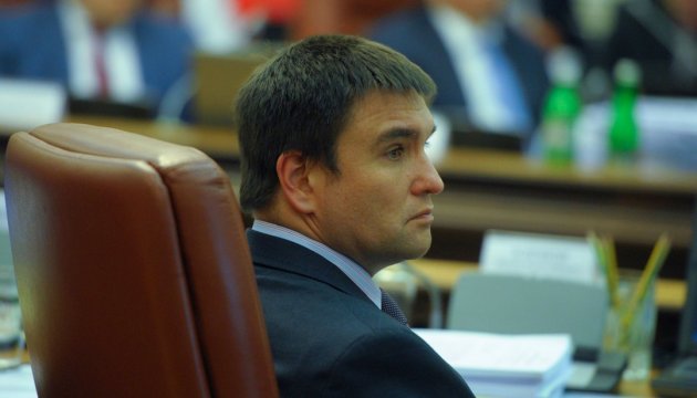 Klimkin tomorrow in Rada to report on foreign affairs 