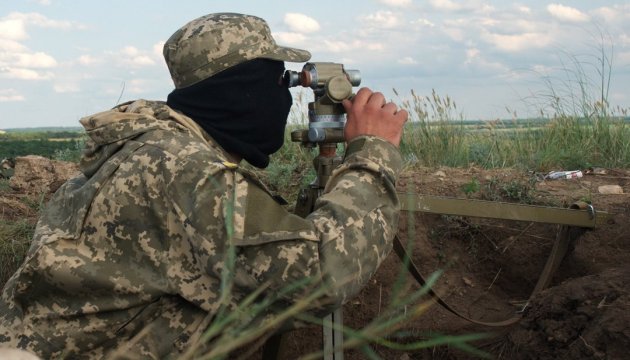 Militants launched 35 attacks on Ukrainian troops in Donbas in last day