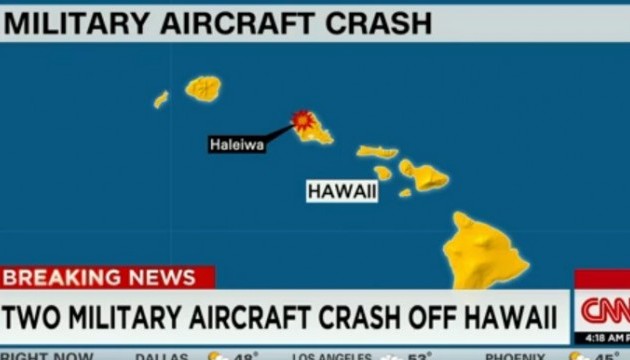 У небі над Гаваями не розійшлися два військові гелікоптери