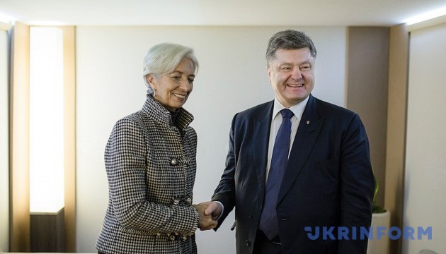 Порошенко поінформував голову МВФ про хід реформ і боротьбу з корупцією