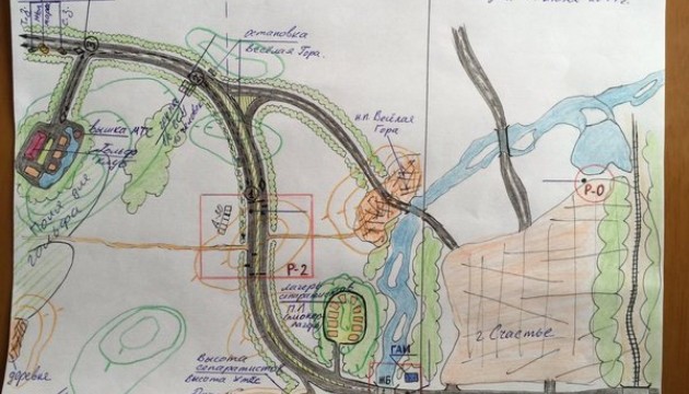 Савченко сама намалювала топографічні схеми для свого допиту 