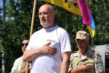 Тука привітав жителів Слов'янська з третьою річницею визволення