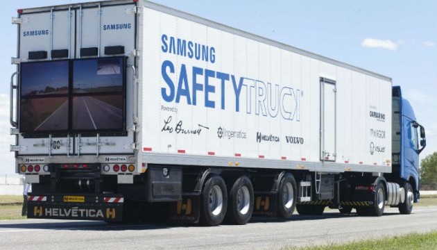 Samsung протестує свою «прозору фуру» в Аргентині
