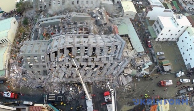 Кількість жертв землетрусу на Тайвані зросла до 116