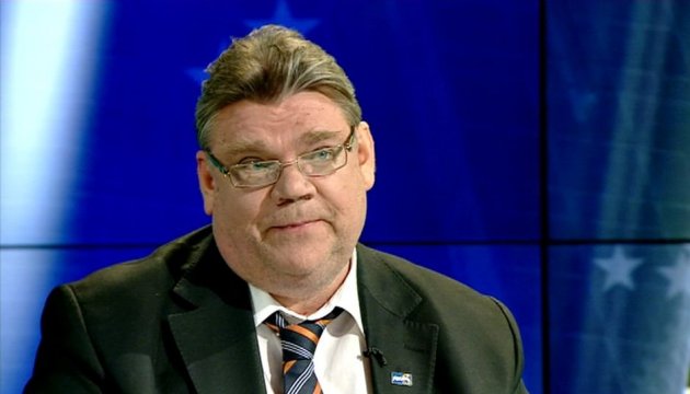 Le ministre des Affaires Étrangères de la Finlande en Ukraine