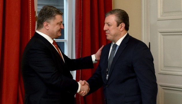 Порошенко з прем’єром Грузії обговорили новий «шовковий шлях» в обхід РФ