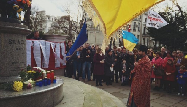 У Лондоні пройшла панахида за загиблими на Майдані