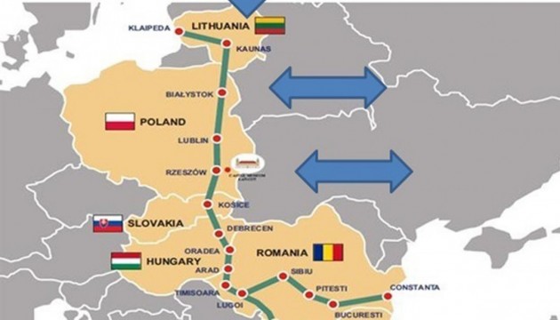 Україна приєдналася до створення транспортного коридору від Балтики до Егейського моря