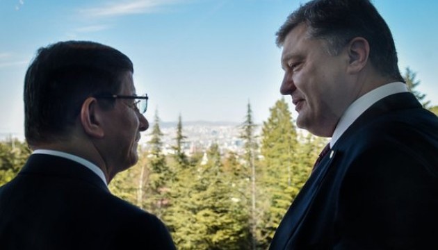 Poroshenko and Davutoglu agreed to step up energy cooperation 