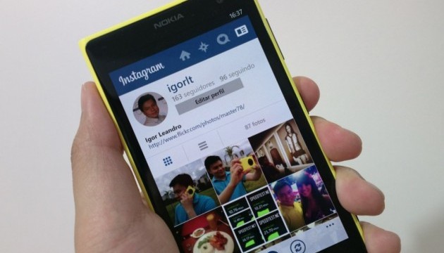 Представлений Instagram для Windows 10 Mobile Представлений Instagram для Windows 10 Mobile