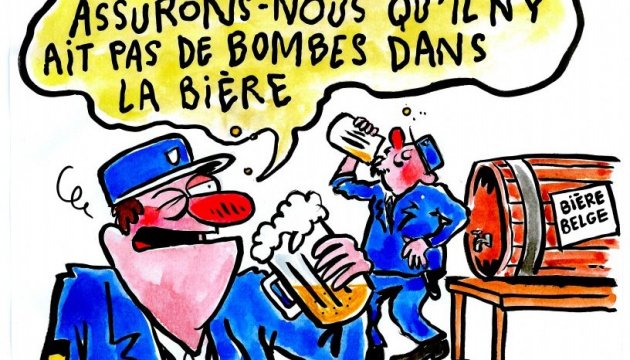 Charlie Hebdo видав нову карикатуру на події у Брюсселі