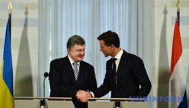 Poroshenko hopes for responsible choice of the Netherlands