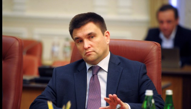 Klimkin to discuss with EU ministers further steps of political pressure on Russia