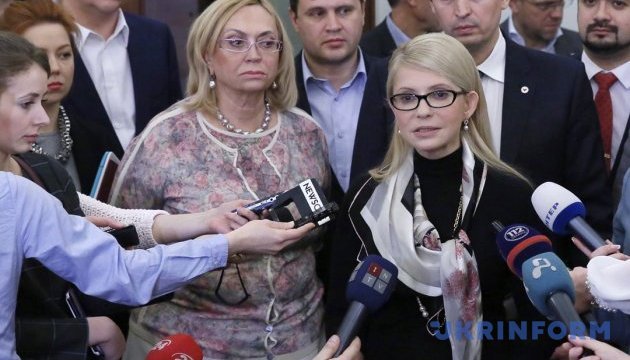Tymoshenko states about Batkivschyna’s joining parliamentary opposition