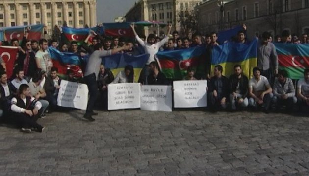 У Харкові мітингували на підтримку Азербайджану