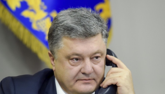 President Poroshenko today to hold phone talks with EU leaders