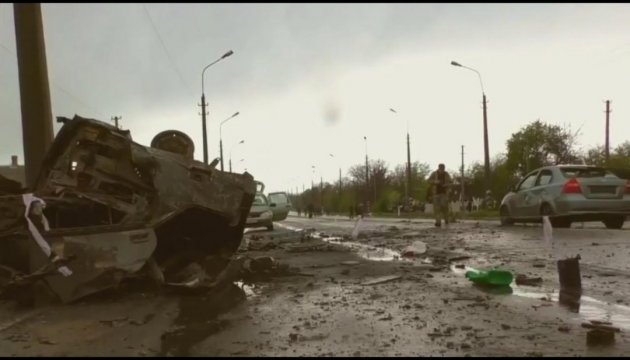 Волонтери довели, що автівки в Оленівці розстріляли бойовики