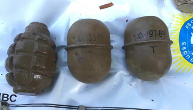 В одеському парку знайшли схрон із гранатами