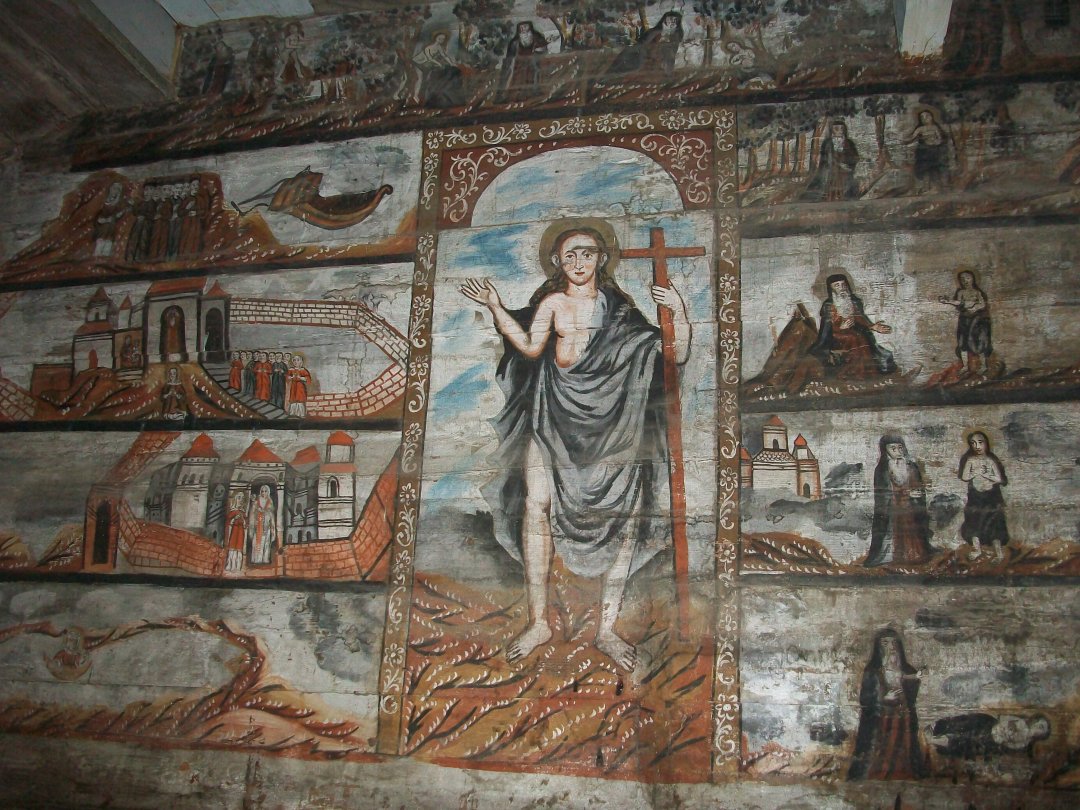 Настінні малюнки у Церкві Святого Юра