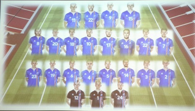Ісландія першою оприлюднила заявку на Євро-2016