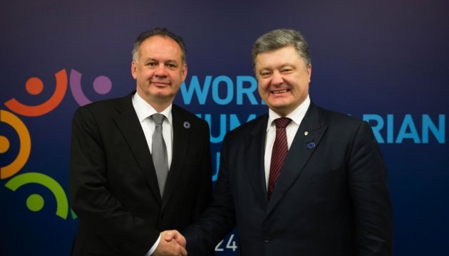 Poroshenko y Kiska coordinan posiciones en vísperas de la cumbre informal de la UE en Bratislava