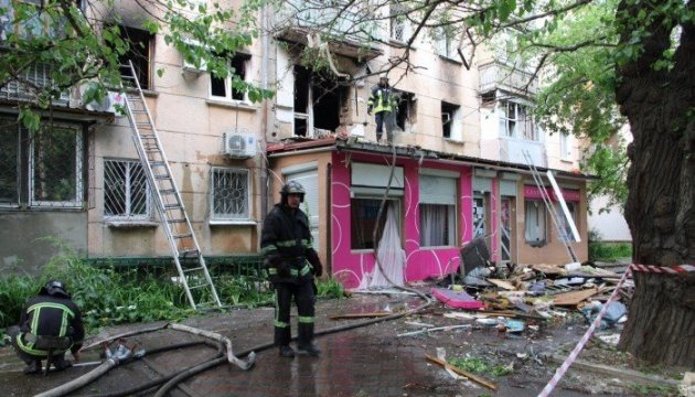 Explosion im Wohnhaus in Odessa