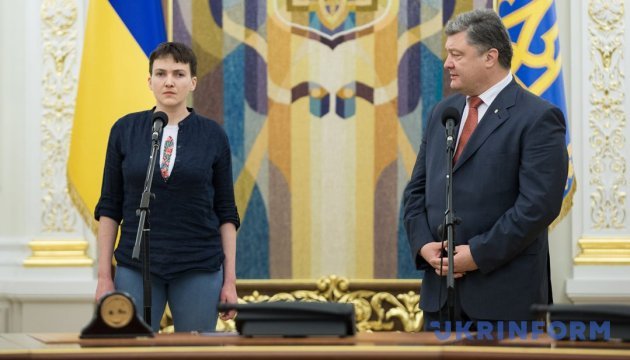 Савченко сьогодні зустрінеться з Президентом