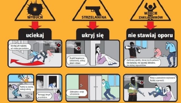 Інструкції на випадок теракту з'явилися в громадському транспорті Варшави 