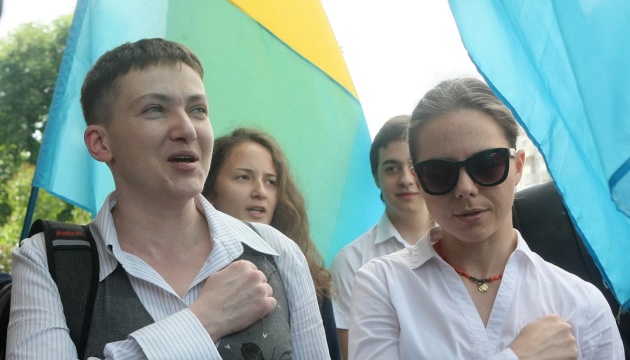 Schwestern Sawtschenko gehen in Rada von Donbass