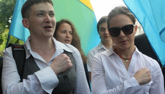 Савченко запевнила, що не претендує на місце Тимошенко