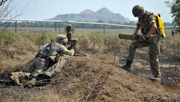One Ukrainian soldier killed, nine wounded in ATO area