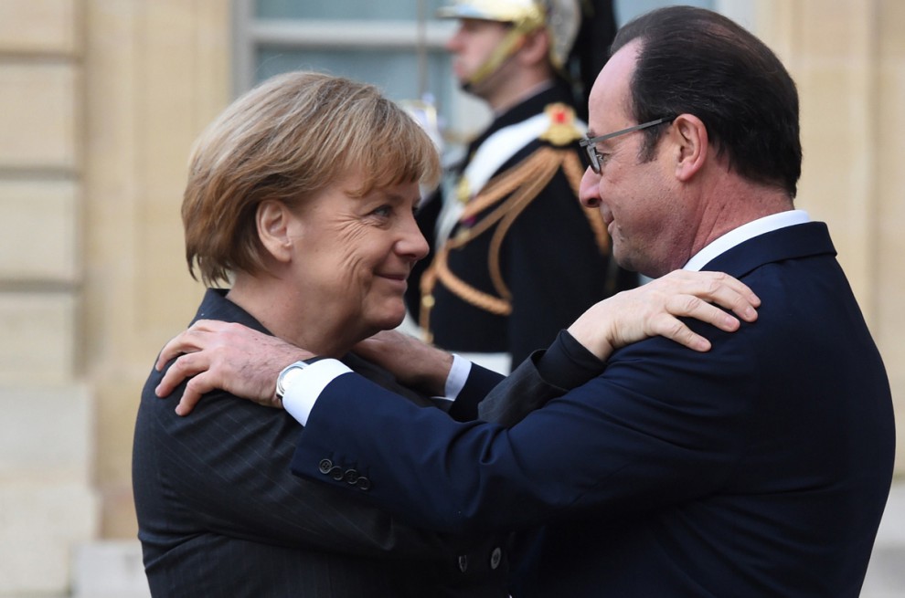 Ангела Меркель і Франсуа Олланд 