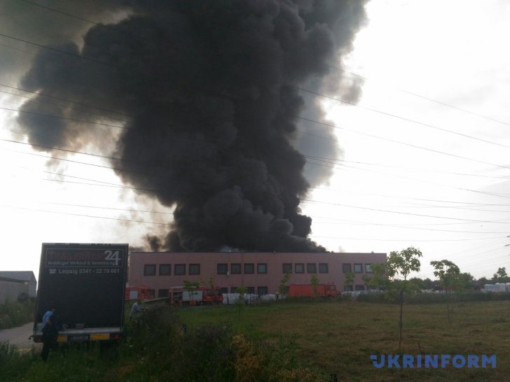 пожар на обувной фабрике под Бухарестом