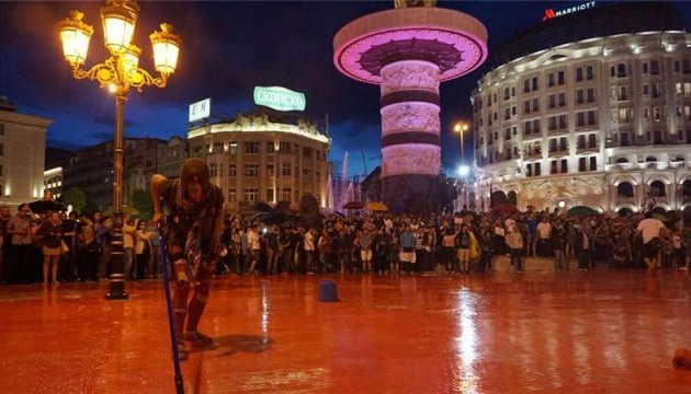 Кольорова революція в Македонії: у Скоп'є вийшли 5 тисяч демонстрантів