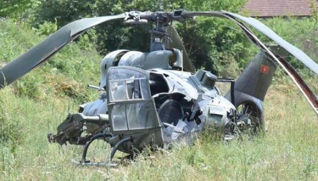 В Чорногорії впав військовий вертоліт