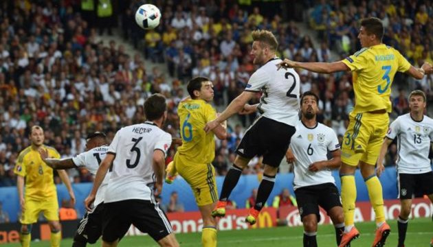 Ucrania perdió a Alemania por goles, pero no en juego