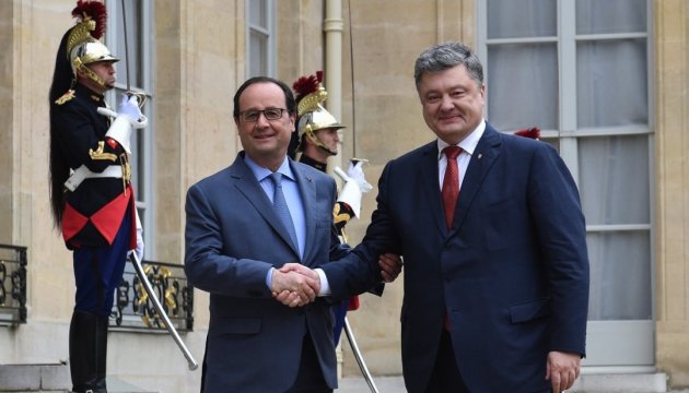Poroshenko en Francia prometió 