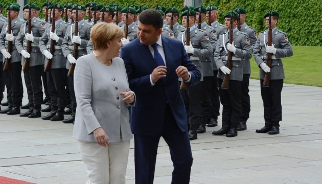 Groysman, Merkel meeting starts in Berlin