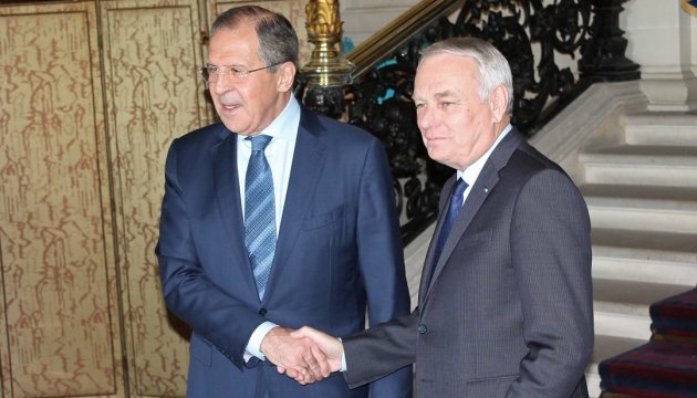 French, Russian ministers discuss situation in eastern Ukraine
