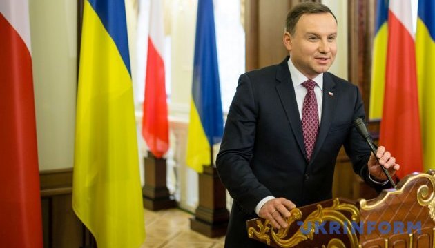 Дуда сподівається на позитивне вирішення питань безвізу та асоціації для України