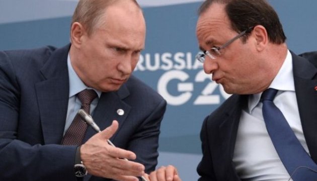 Олланд сказав, про що говоритиме з Путіним на G20