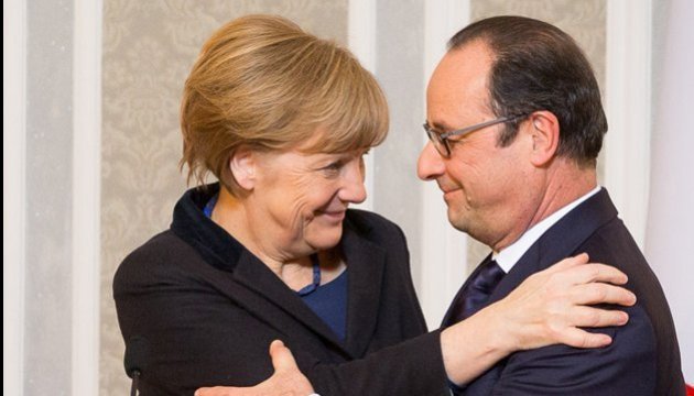 Merkel, Hollande call for extension of sanctions against Russia because of lack of progress in implementation of Minsk agreements